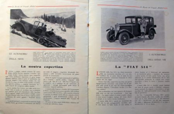 "La Rivista del Gargoyle" Mobiloil-Gasstation-Magazine 1930 two issues (6784)